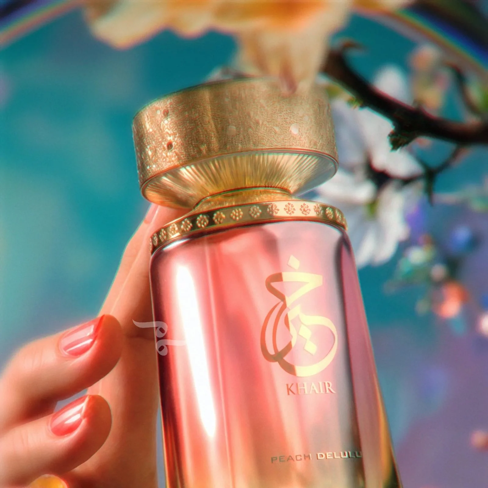 Khair Peach Delulu 100ml EDP By Paris Corner - Image 2