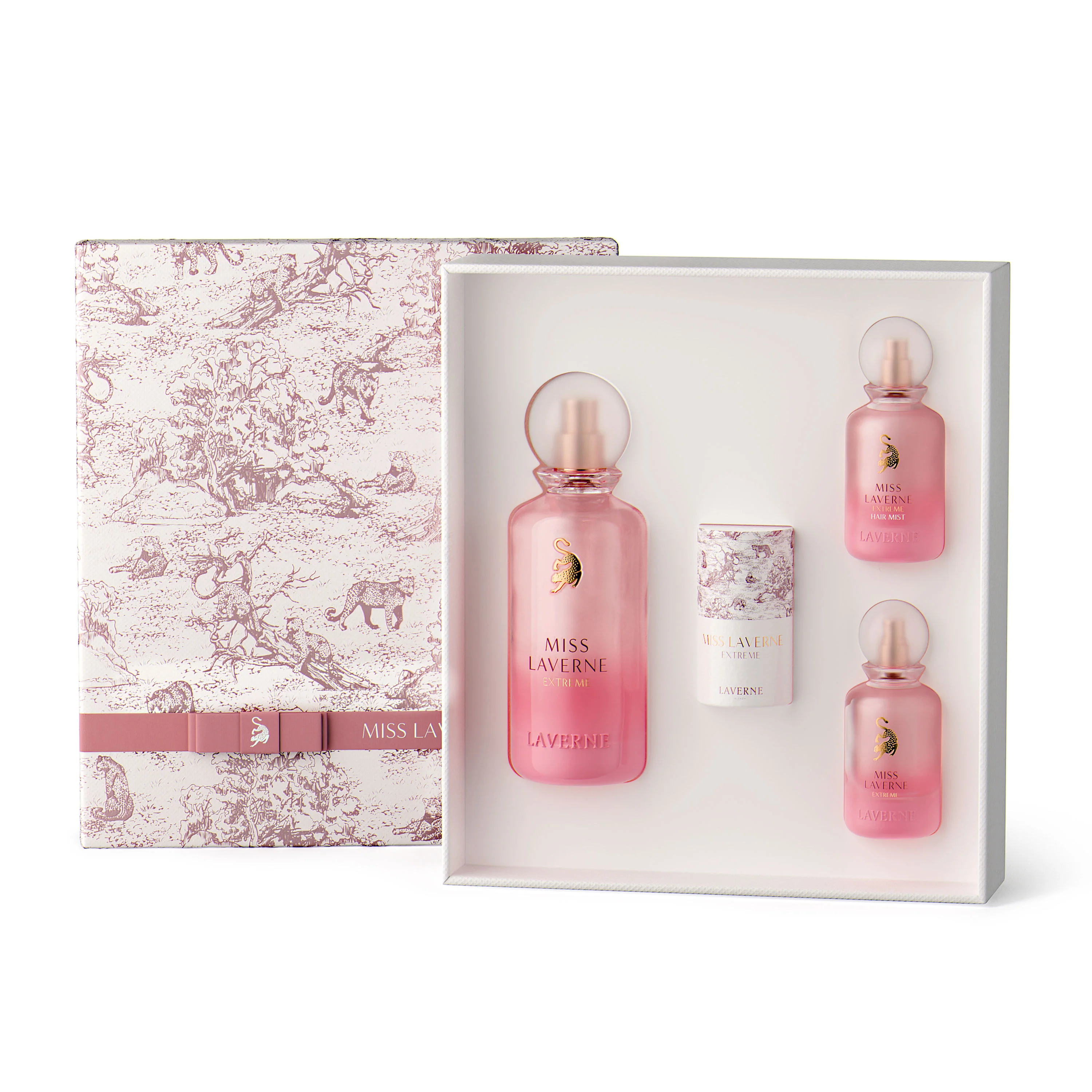 Miss Laverne Extreme Gift Set (150ml EDP + 25ml EDP + 25ml Hair mist) - Image 2
